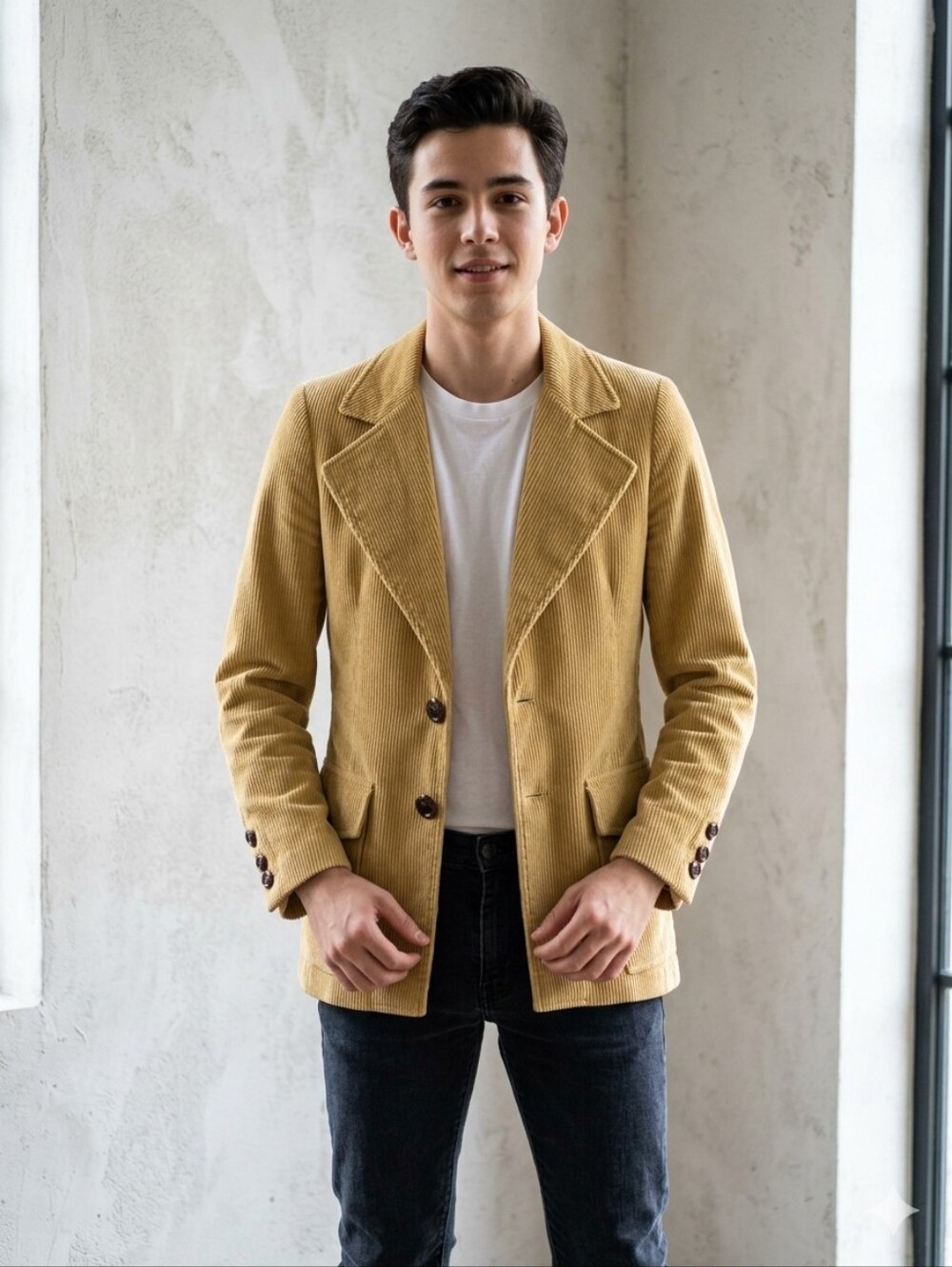 Vintage 70s Pre-owned Artbro Corduroy Blazer Size Small